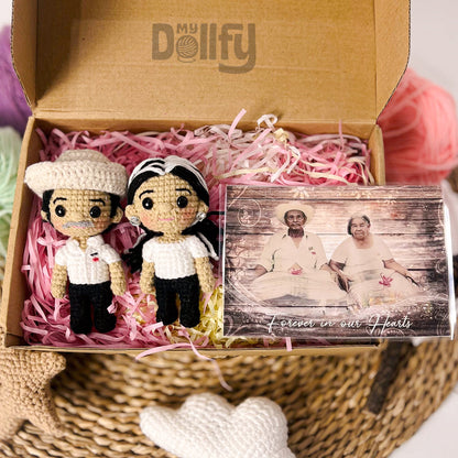 Family Portrait With Deceased Loved One, Combine Photos Card
