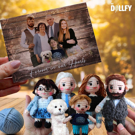 Family Portrait With Deceased Loved One, Combine Photos Card