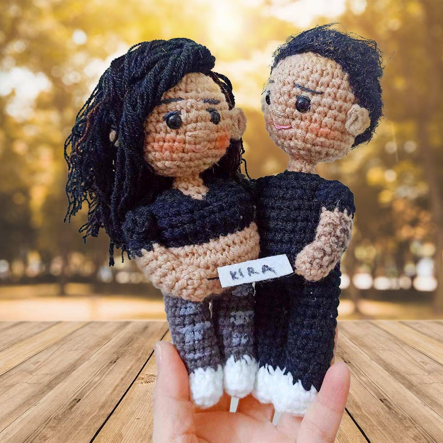 Personalized Crochet Doll with Photo Card "Home Is Wherever I'm With You 2"