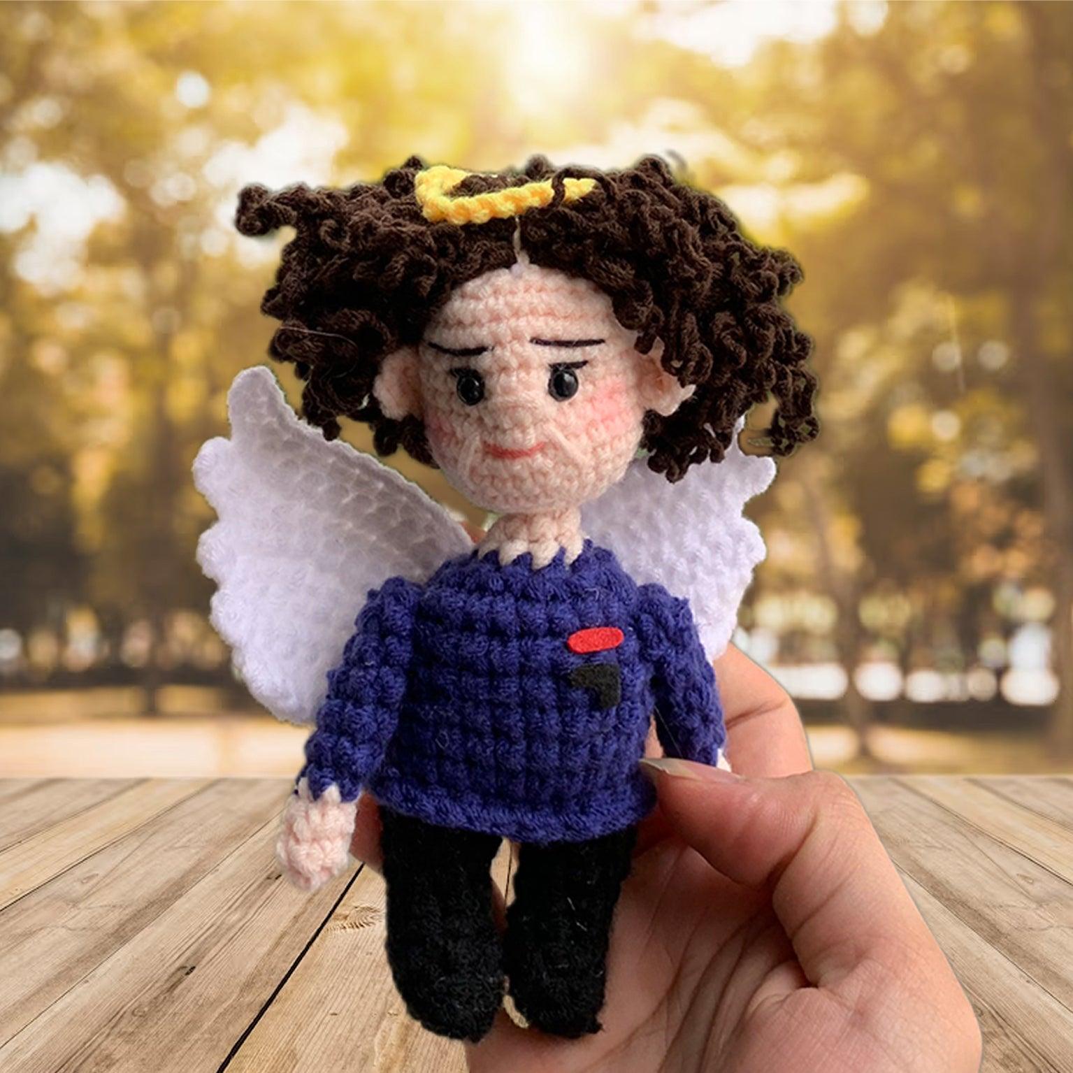 Personalized Crochet Doll with Photo Card "I Am Always With You 2"