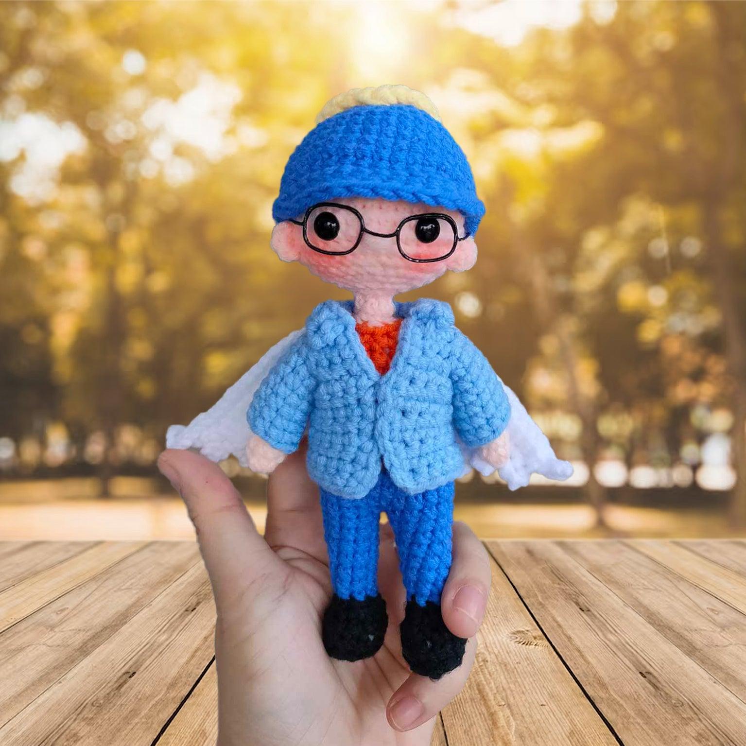 Personalized Crochet Doll with Photo Card "NUNCA TE HE DEJADO 2"