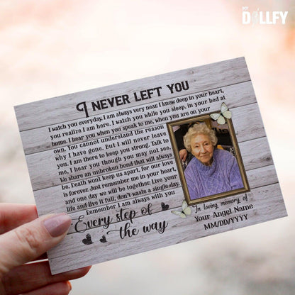 Personalized Crochet Doll with Photo Card "I Never Left You"